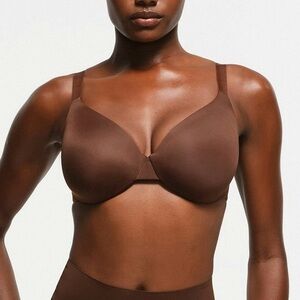 Skims Smoothing Intimates Full Coverage Lightly Lined Bra Sz 34D Cocoa